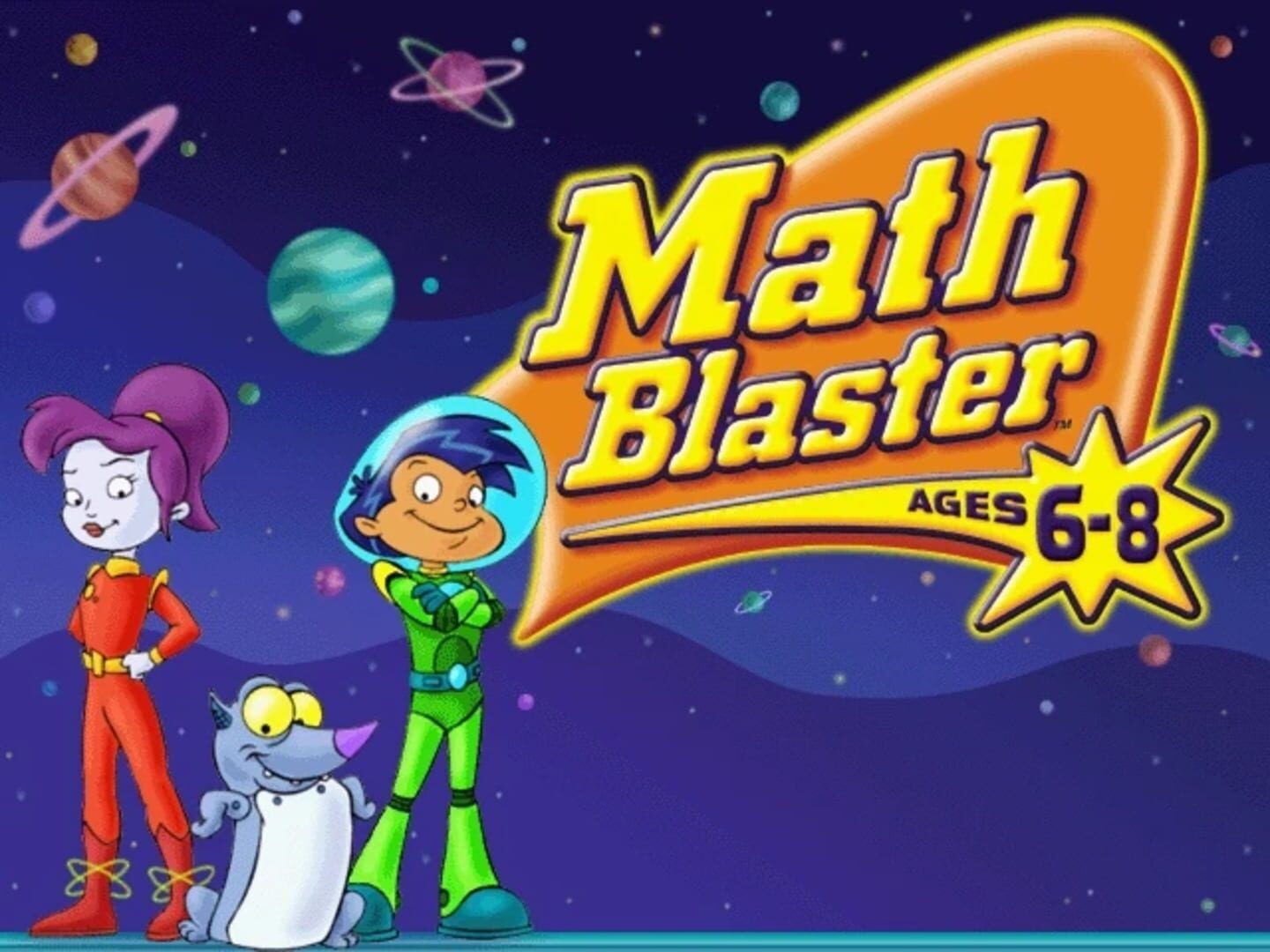 Foto do jogo Math Blaster Ages 6-8