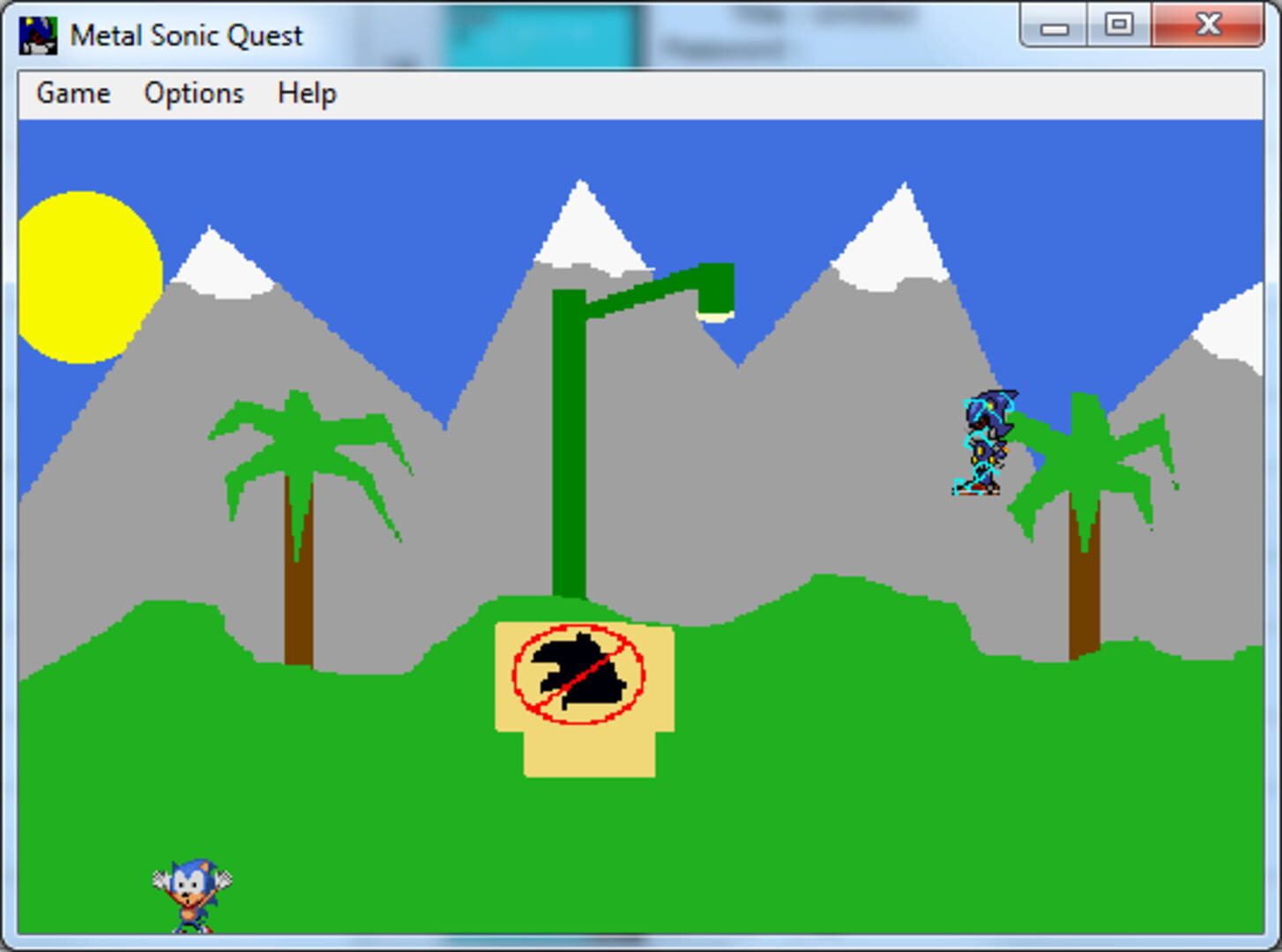 Foto do jogo Metal Sonic Quest