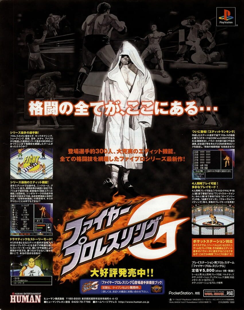 Foto do jogo Fire Pro Wrestling G