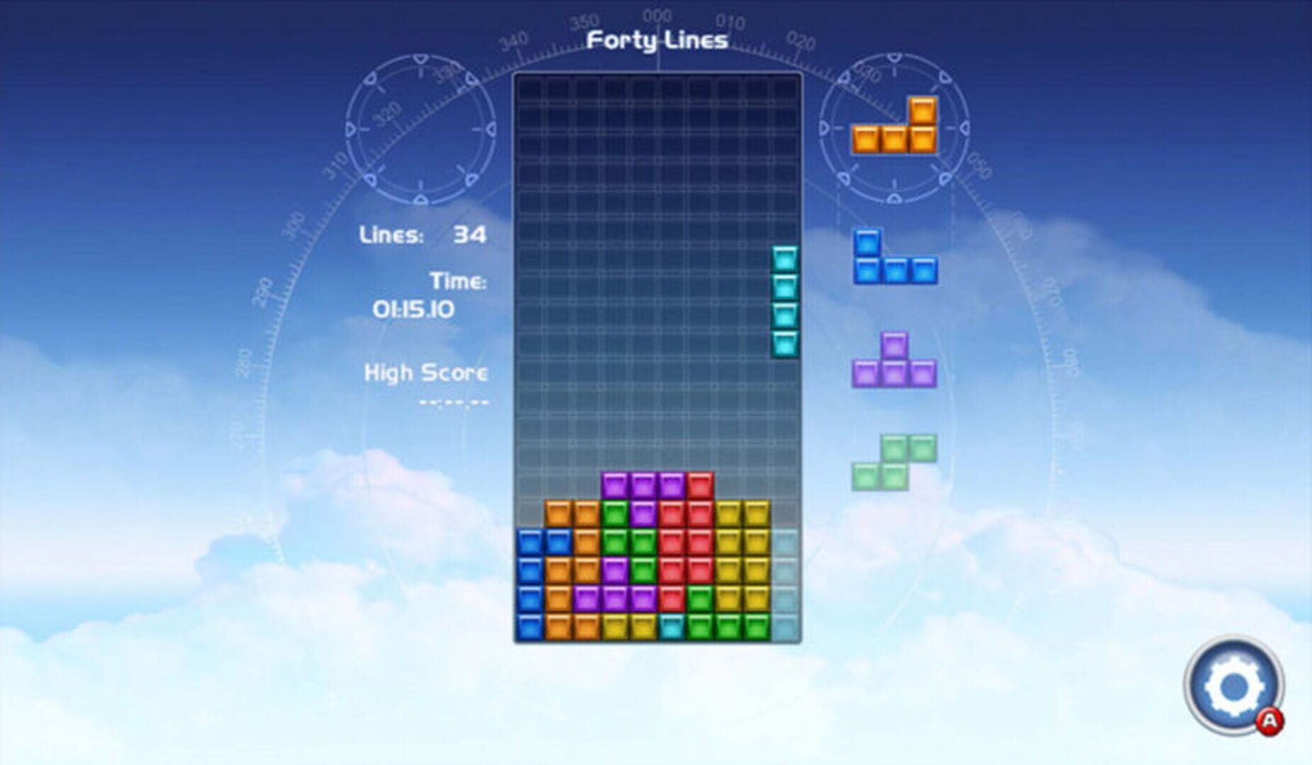 Foto do jogo In-Flight Tetris
