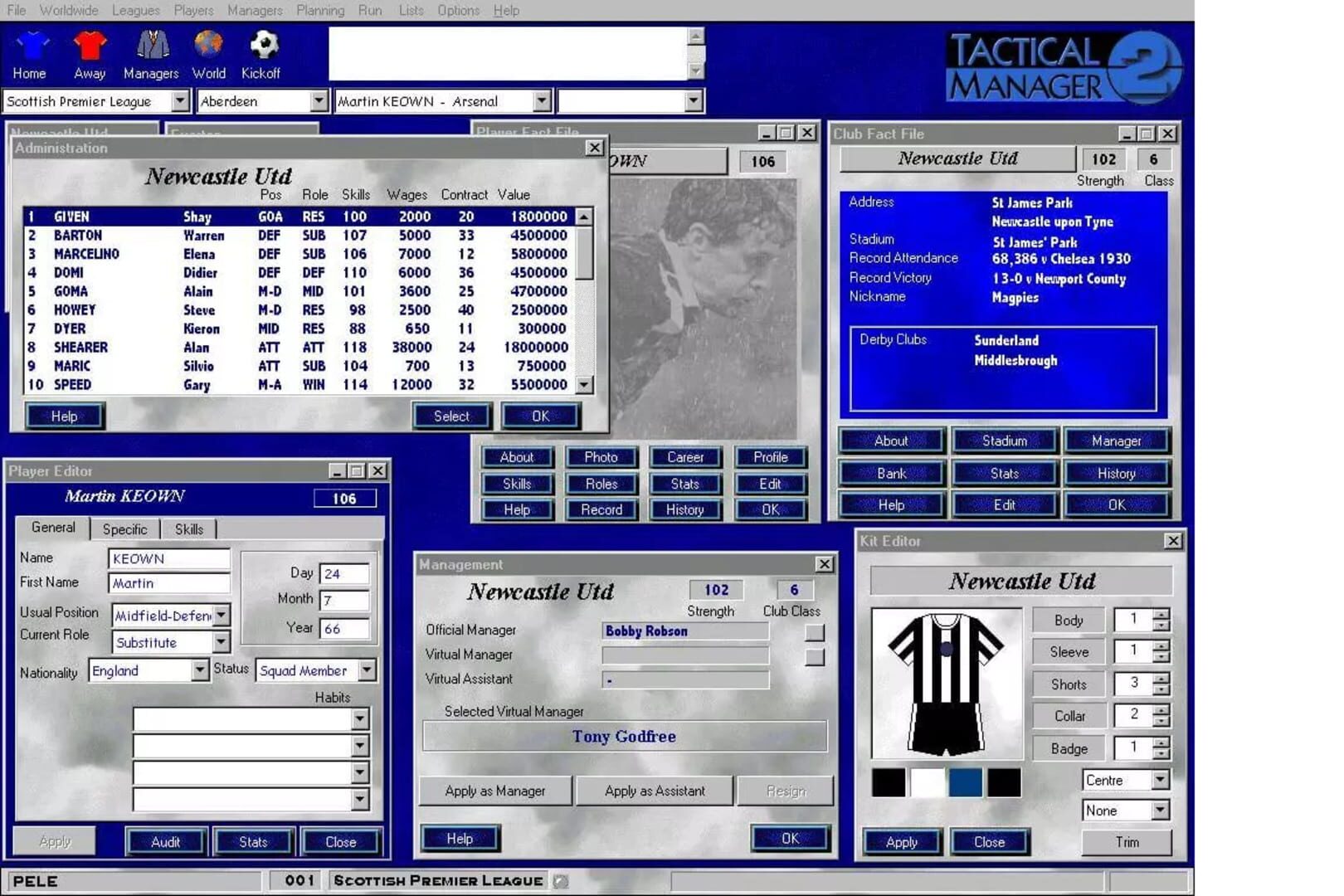 Foto do jogo Tactical Manager 2