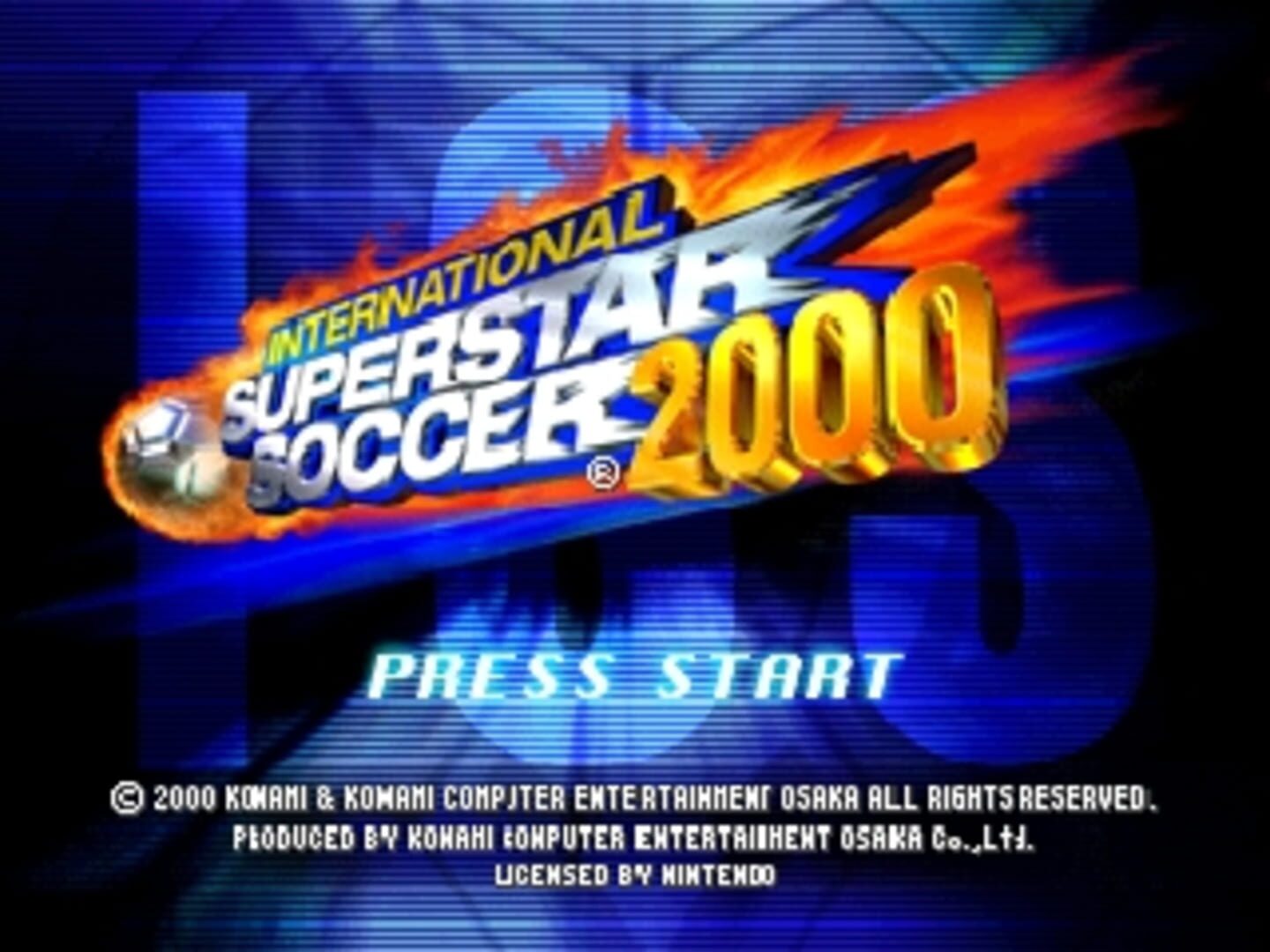 Foto do jogo International Superstar Soccer 2000
