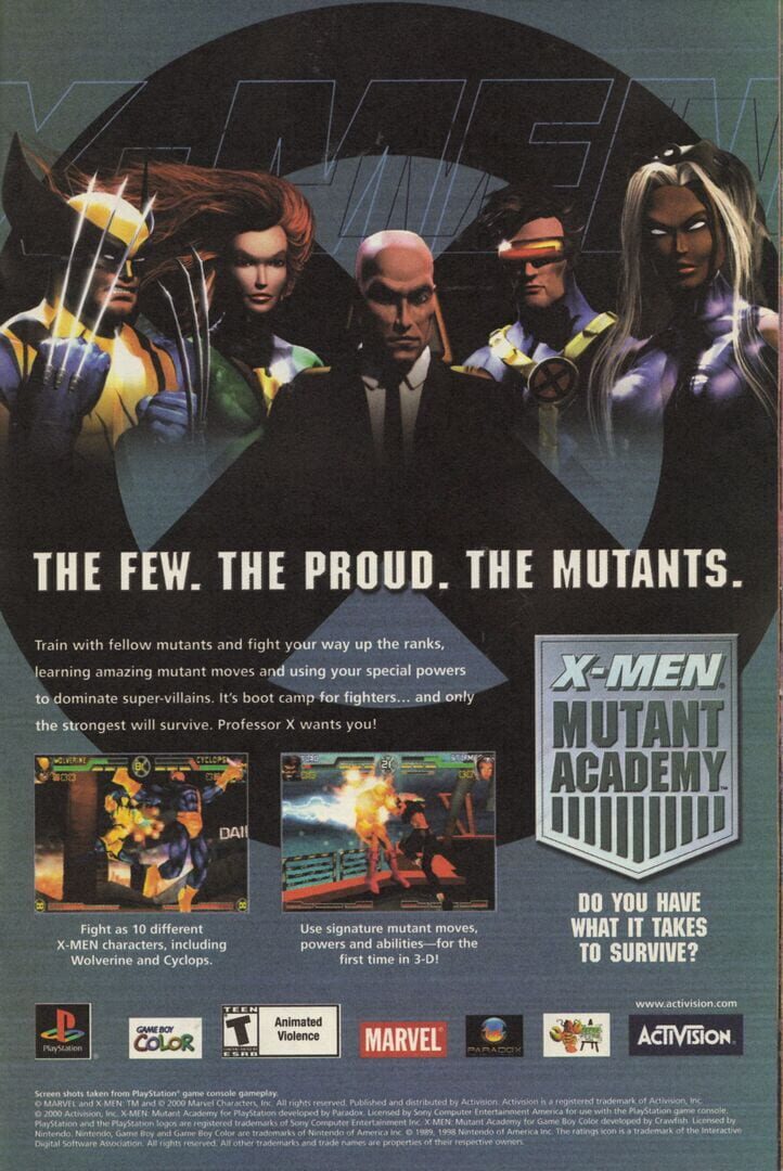 Foto do jogo X-Men: Mutant Academy