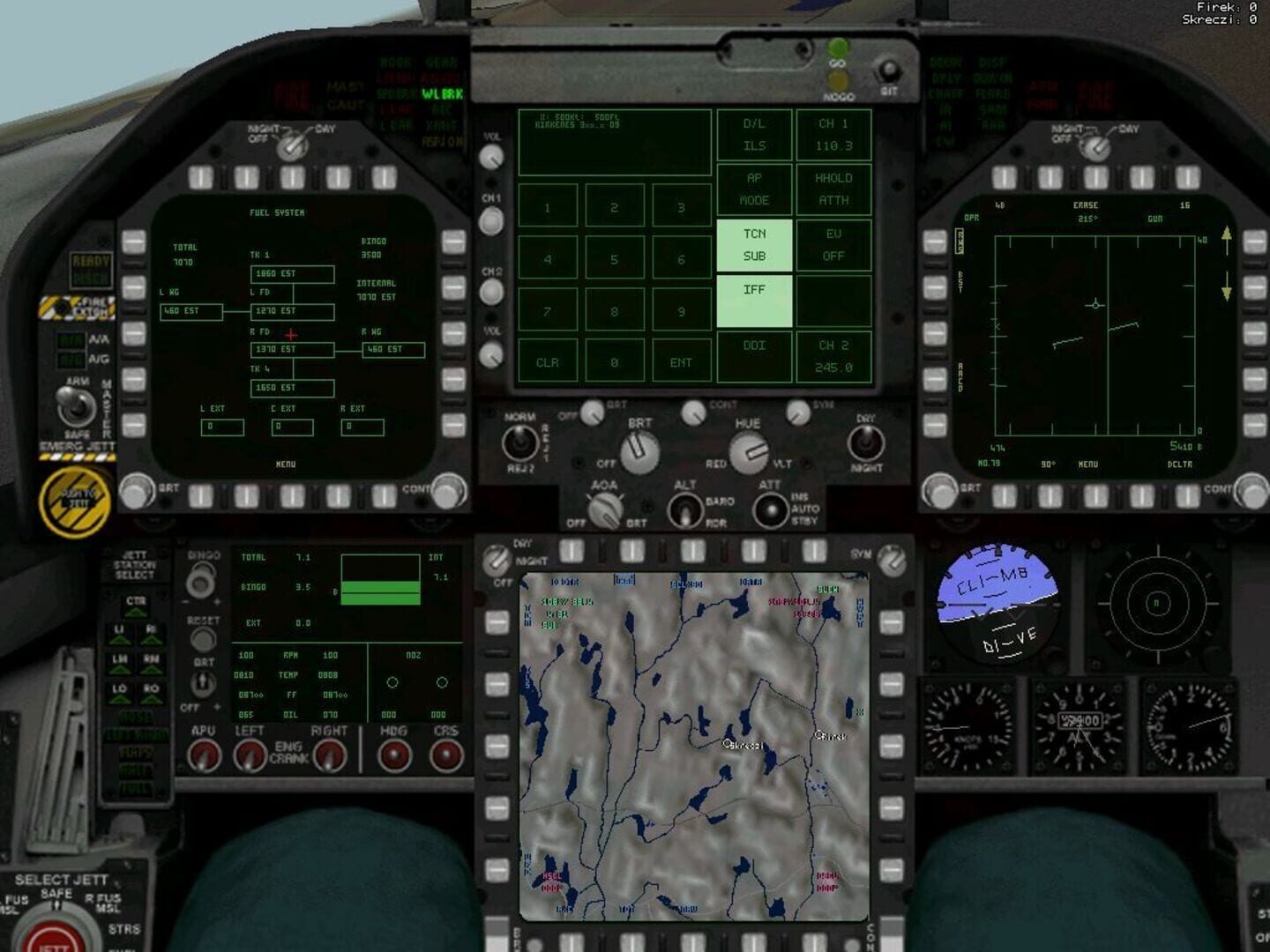 Foto do jogo F/A-18E Super Hornet