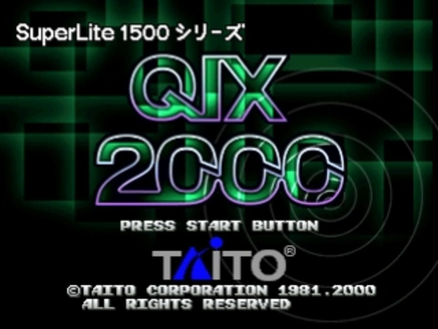 Foto do jogo SuperLite 1500 Series: Qix 2000
