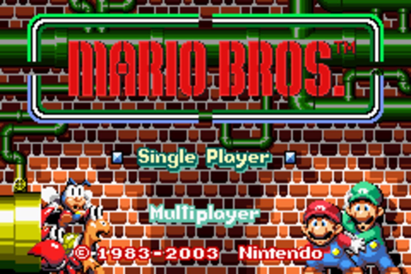 Foto do jogo Mario Bros.