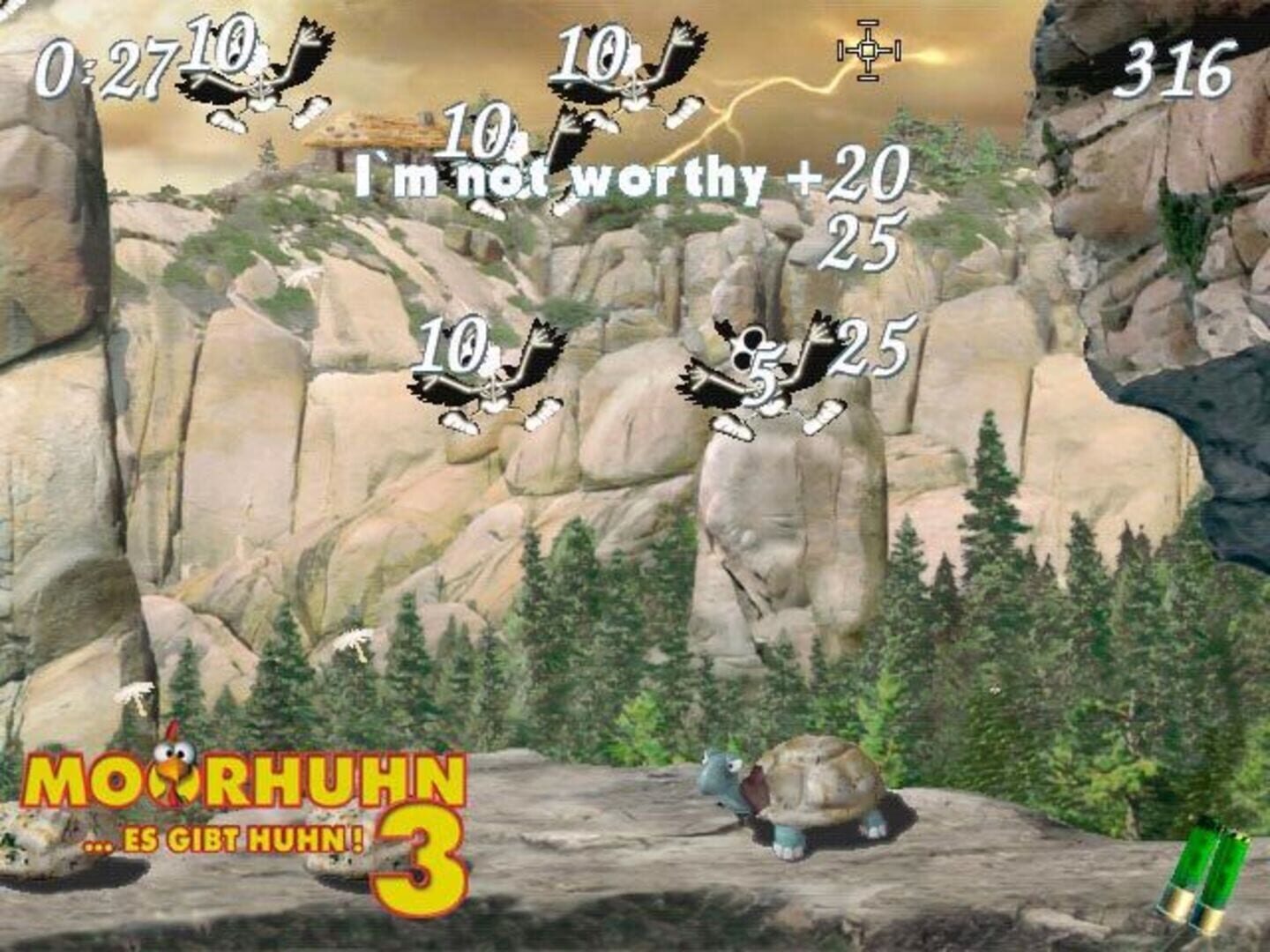 Foto do jogo Moorhen 3: The Chicken Chase!