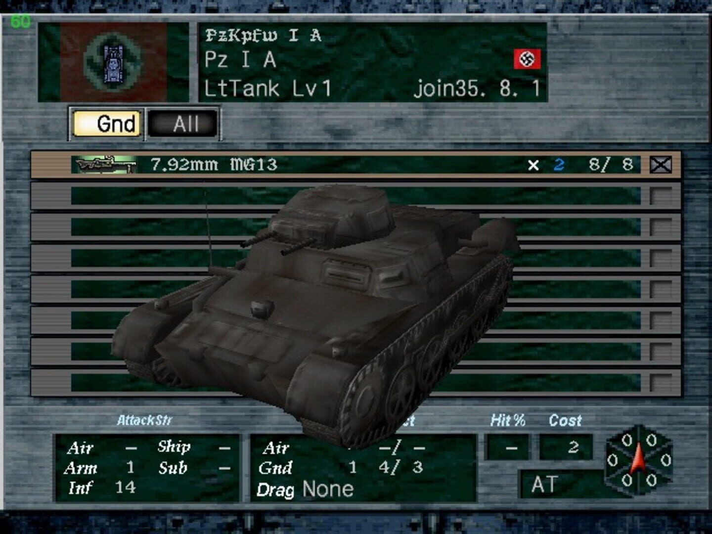 Foto do jogo Advanced Daisenryaku 2001