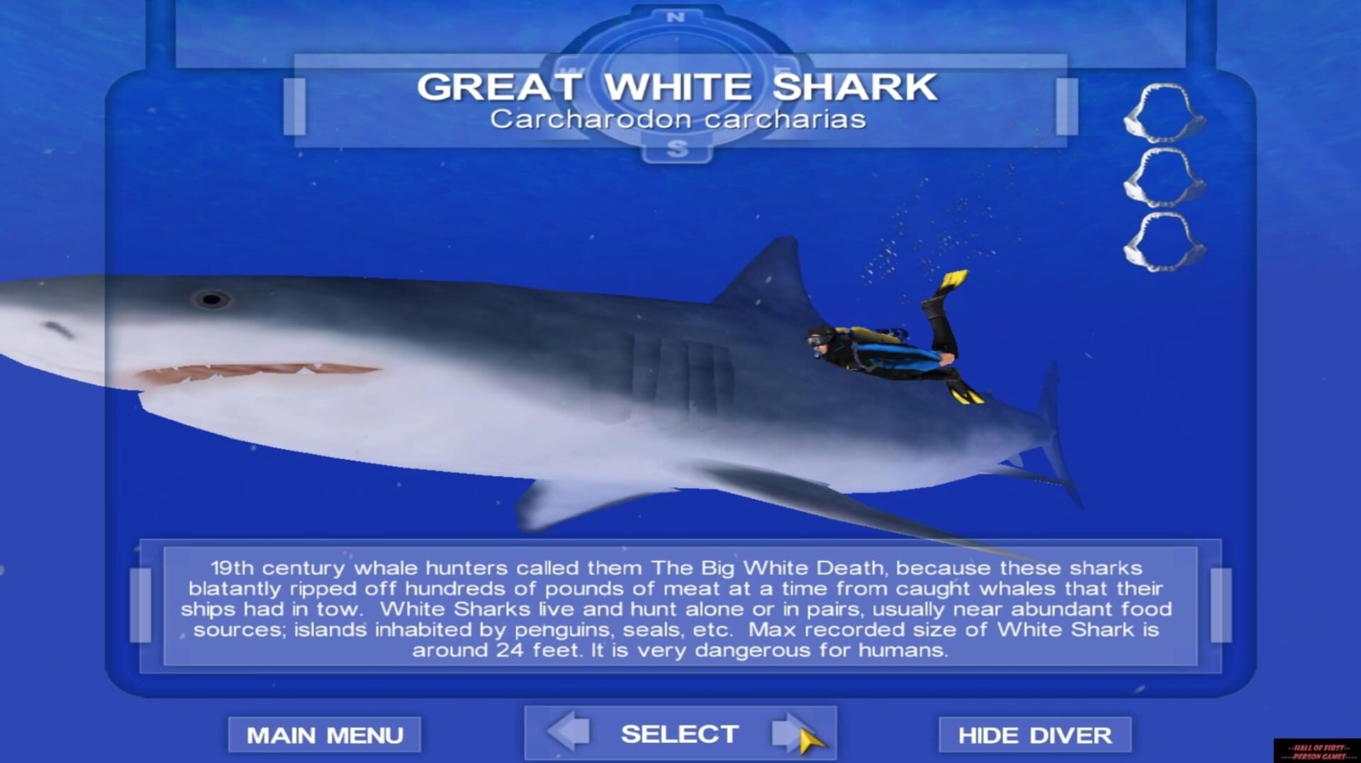 Foto do jogo Shark! Hunting the Great White