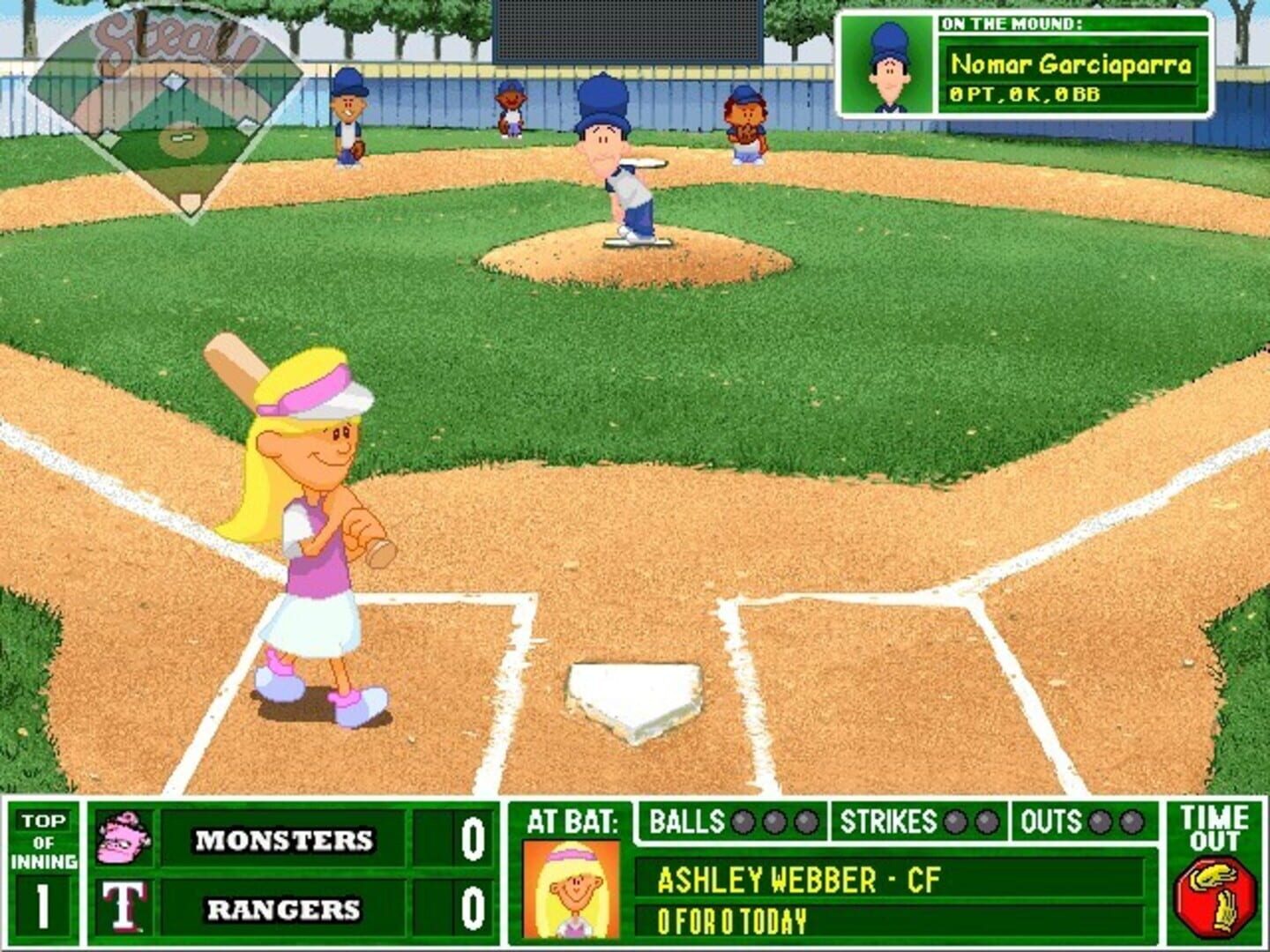 Foto do jogo Backyard Baseball 2003