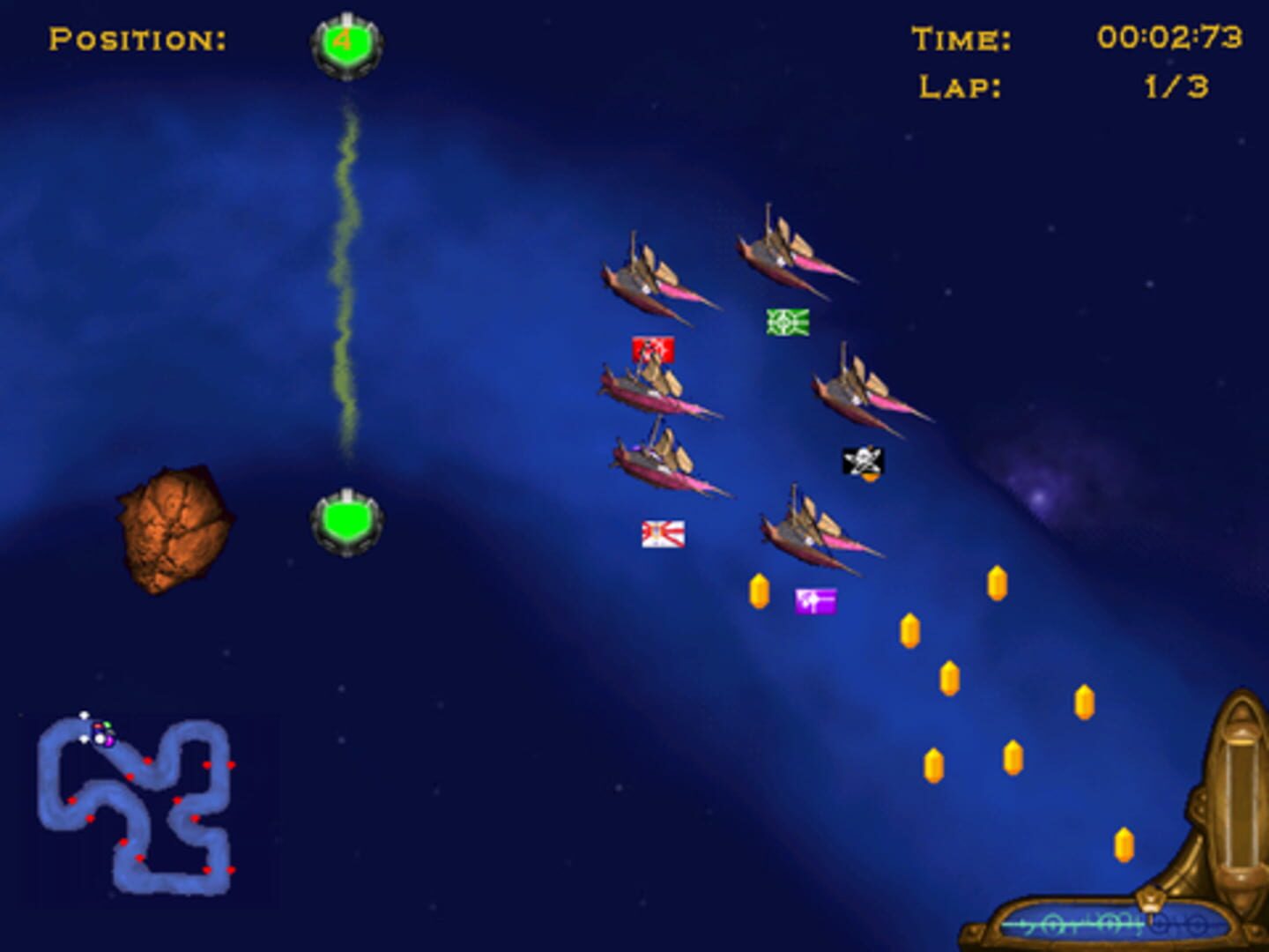 Foto do jogo Disney's Treasure Planet: Treasure Racer