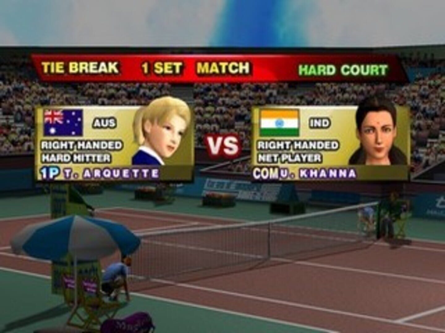 Foto do jogo Hard Hitter Tennis