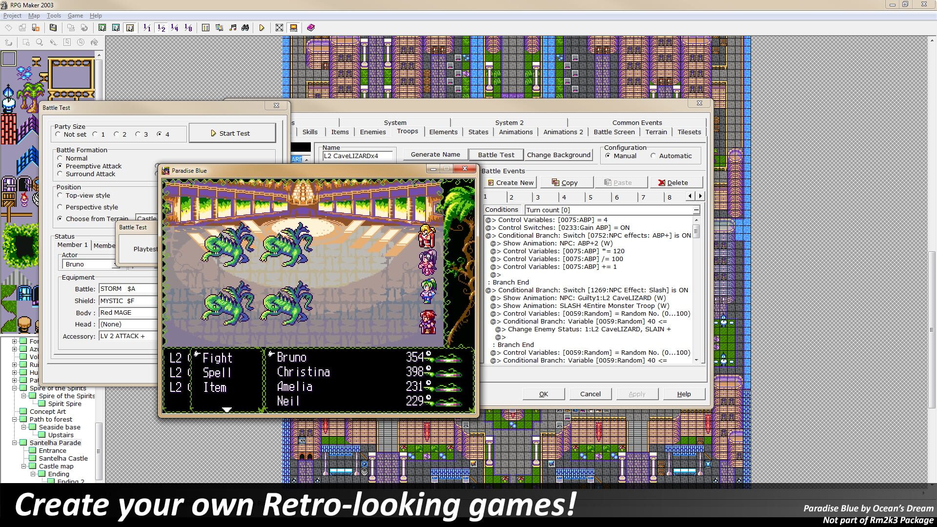 Foto do jogo RPG Maker 2003