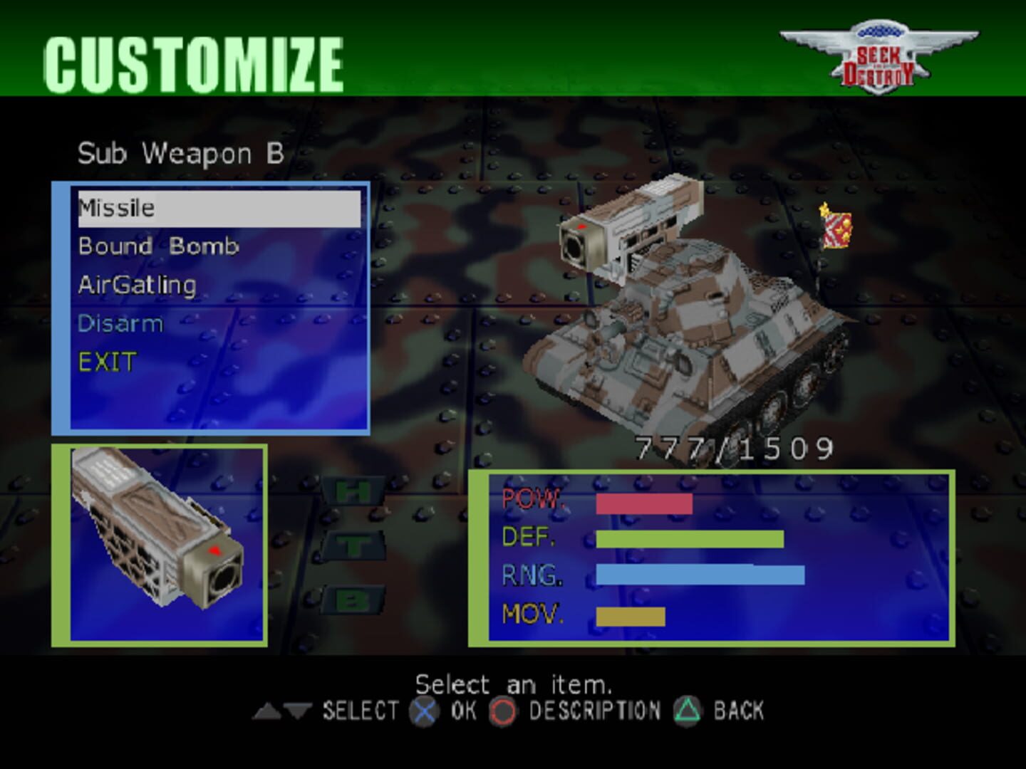 Foto do jogo Seek and Destroy