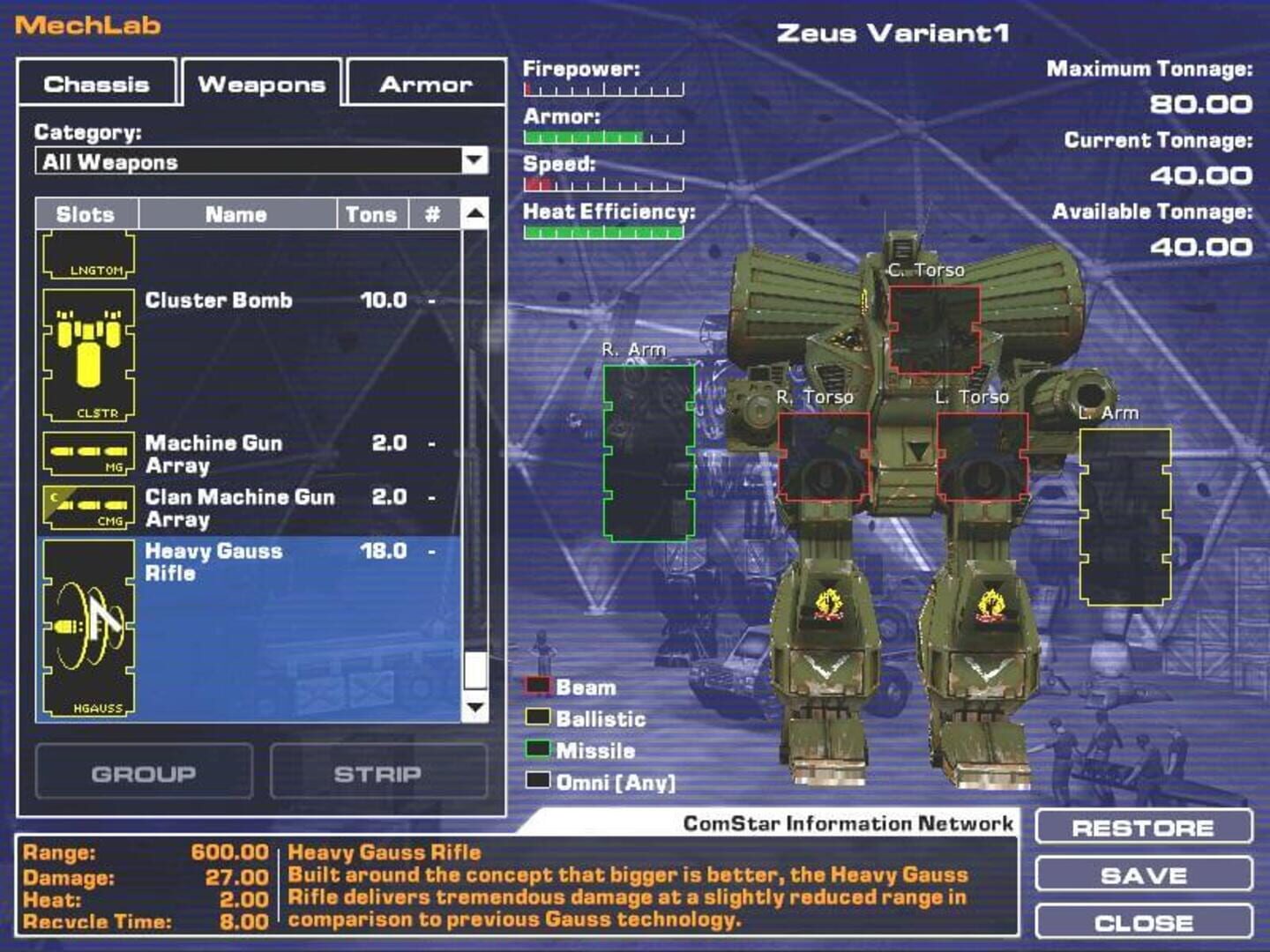 Foto do jogo MechWarrior 4: Inner Sphere 'Mech Pak