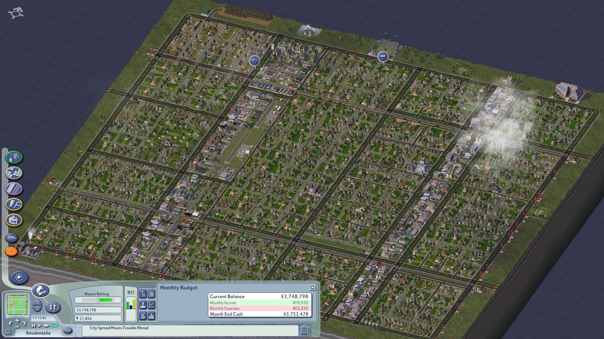 Foto do jogo SimCity 4