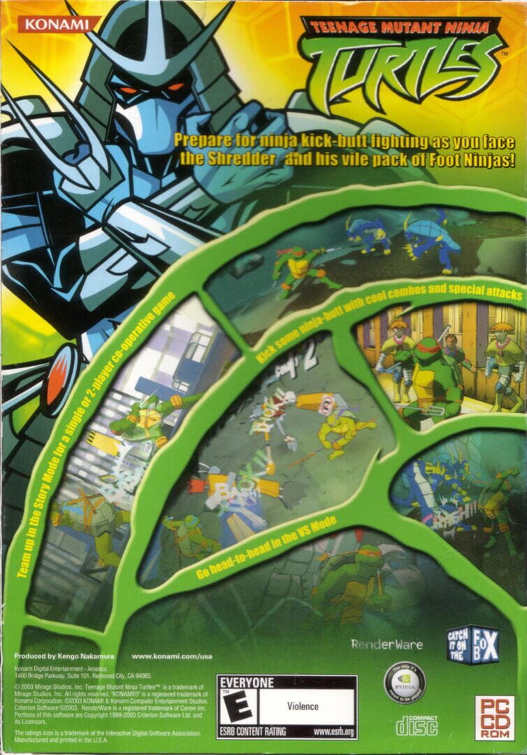 Foto do jogo Teenage Mutant Ninja Turtles