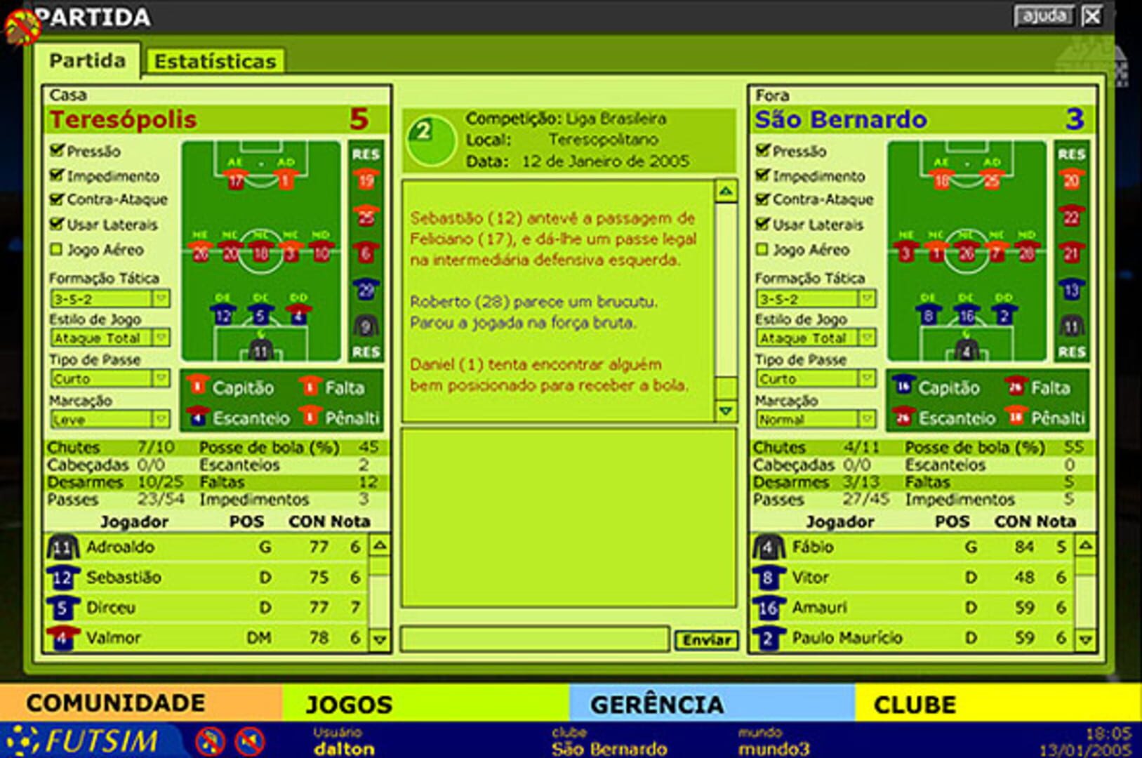 Foto do jogo FutSim
