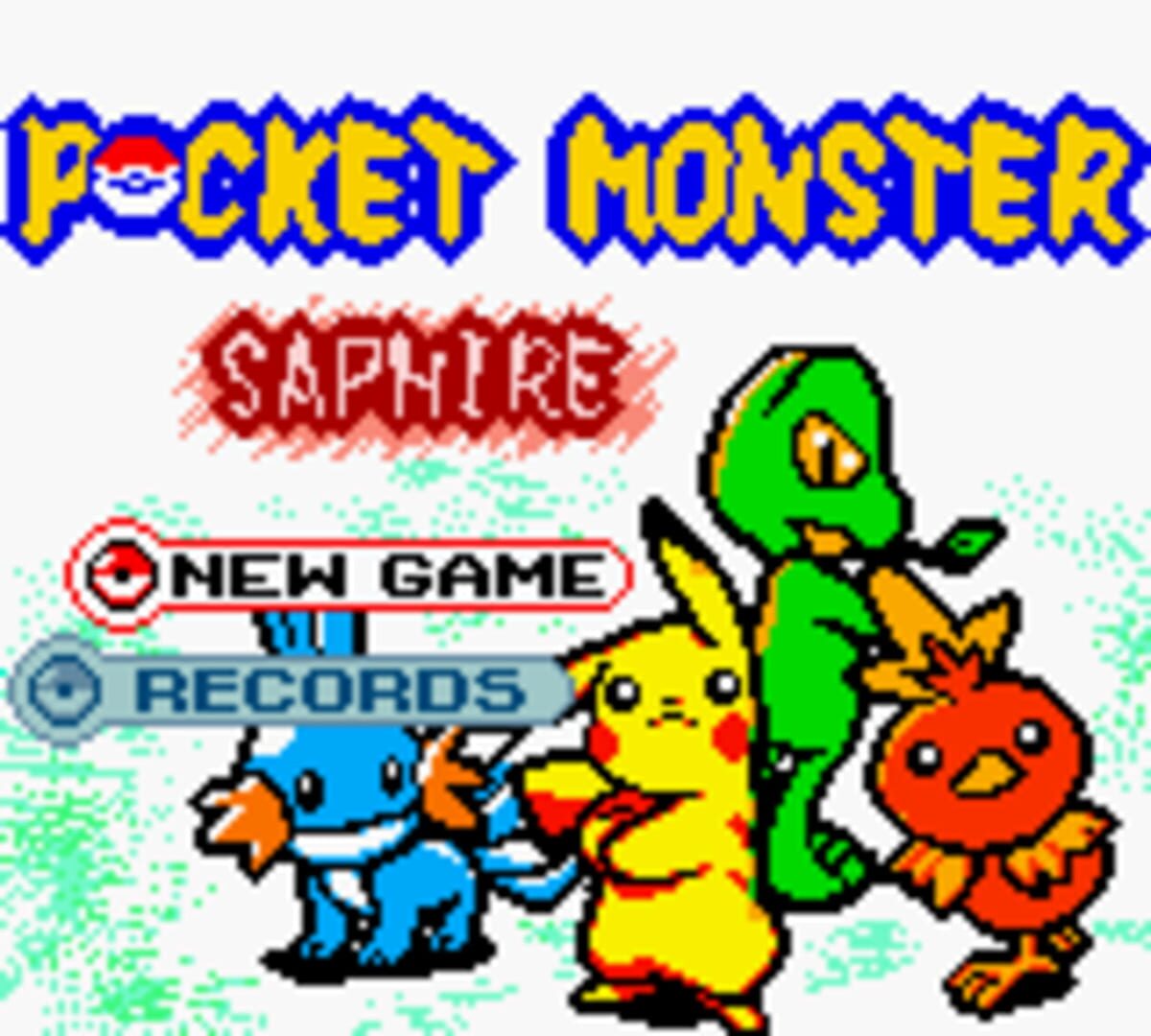 Foto do jogo Pokémon Sapphire Version