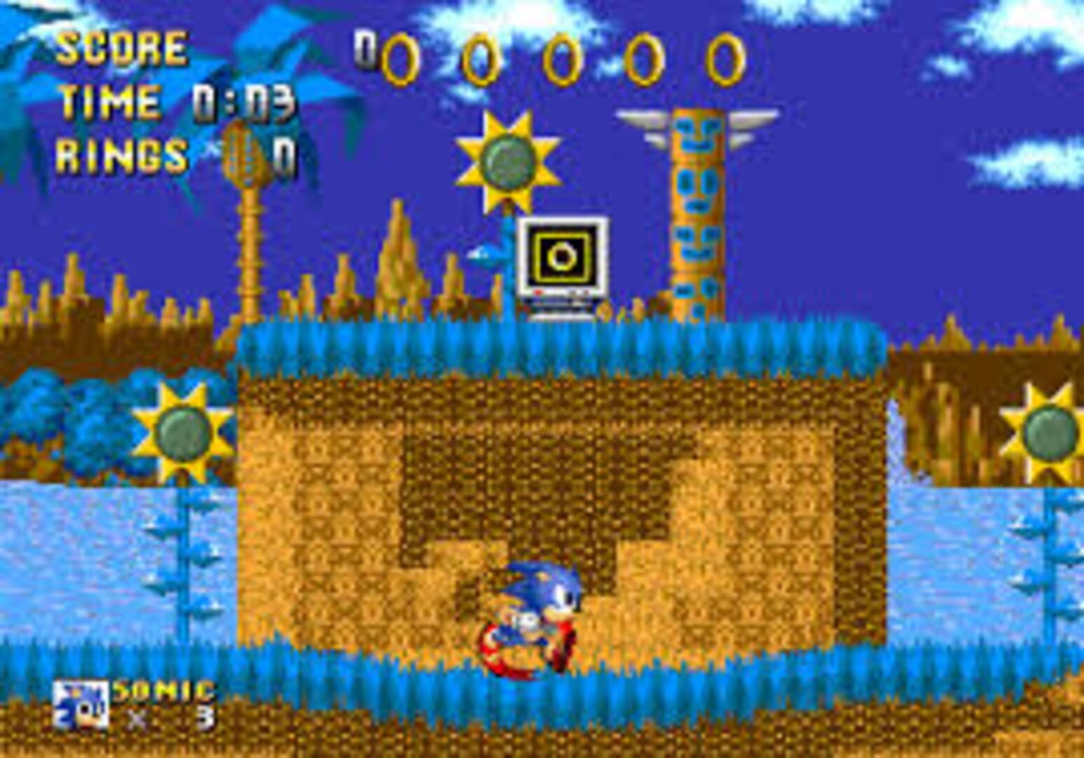 Foto do jogo Sonic Gaiden