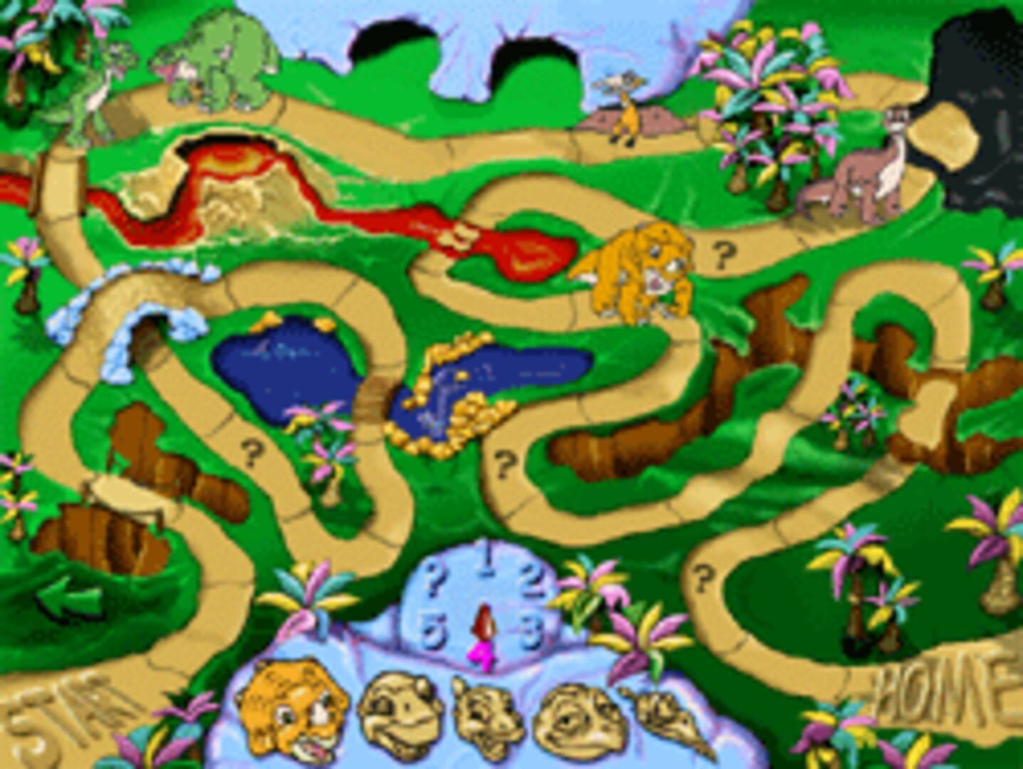 Foto do jogo The Land Before Time: Prehistoric Adventures