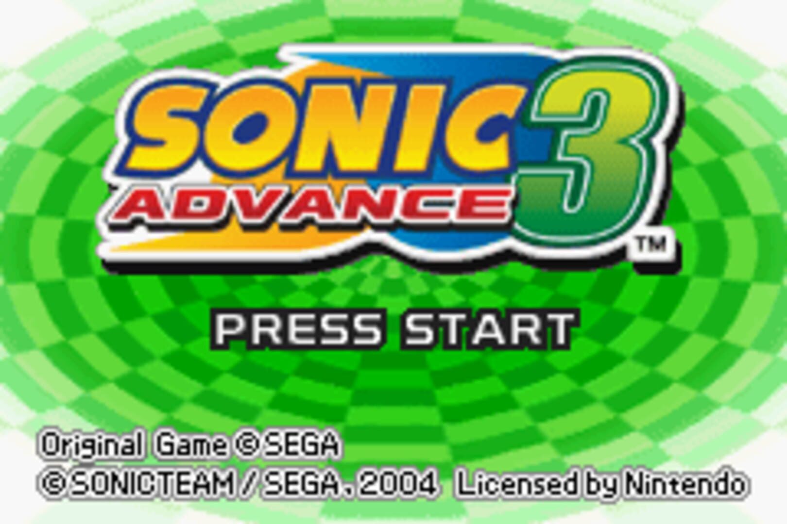 Foto do jogo Sonic Advance 3