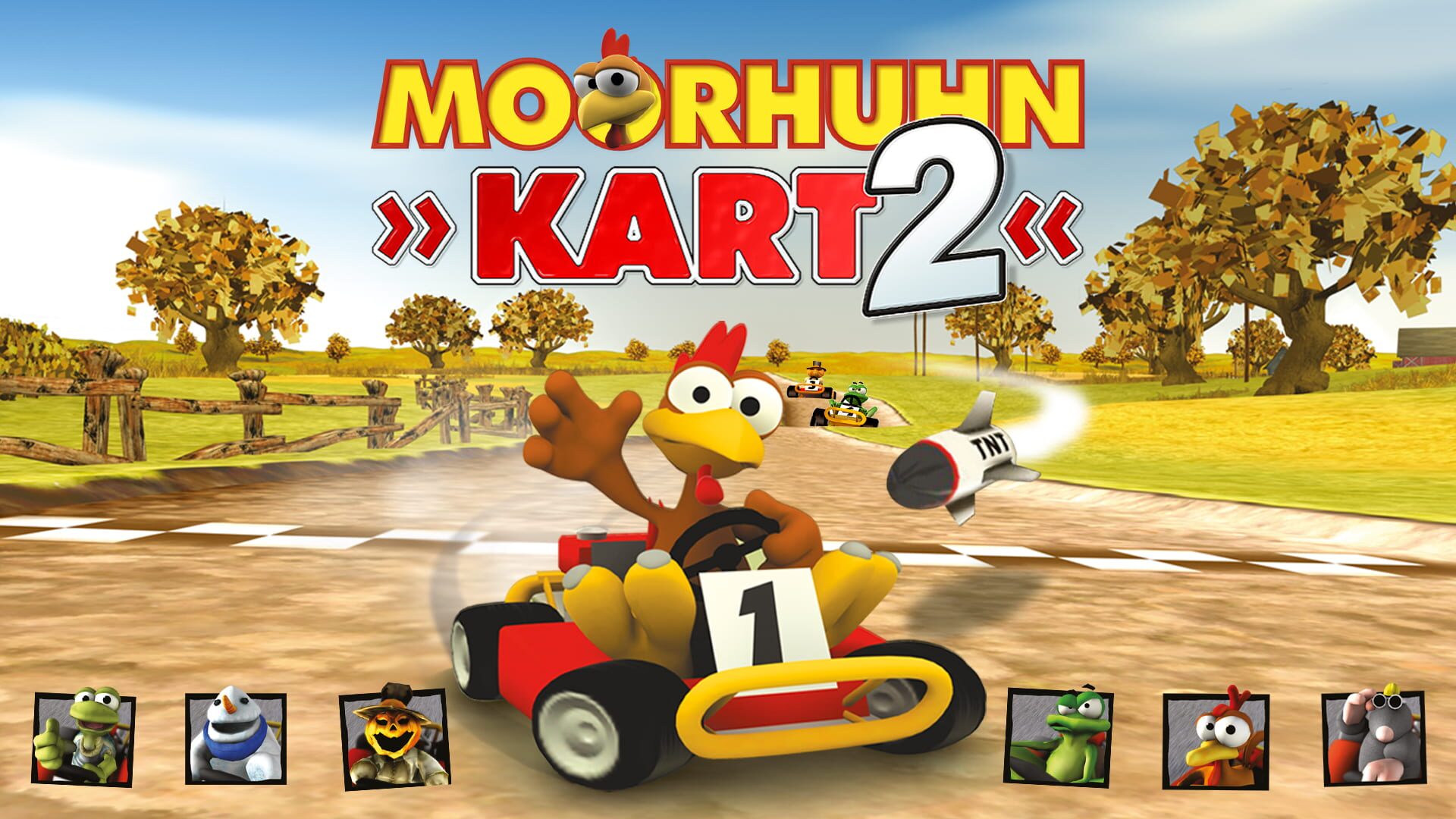 Foto do jogo Crazy Chicken Kart 2