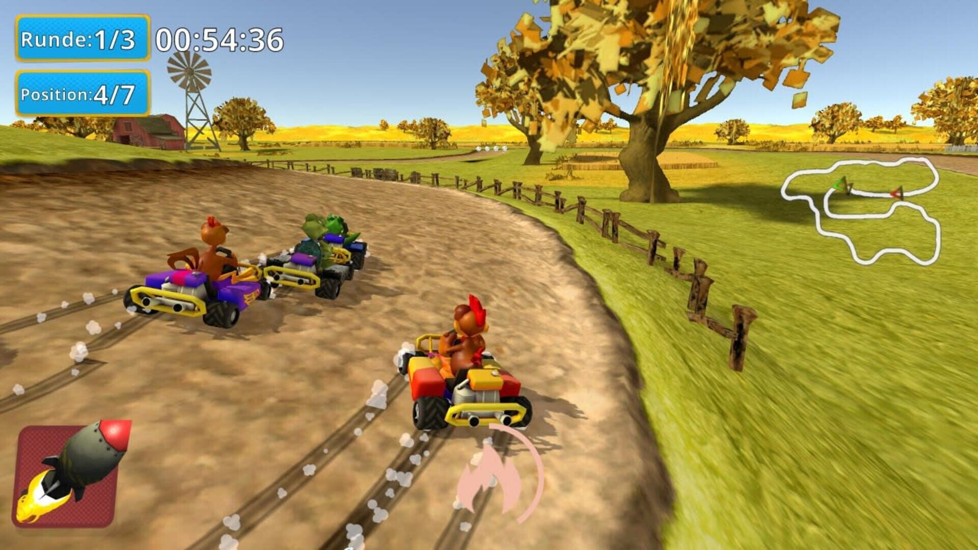 Foto do jogo Crazy Chicken Kart 2