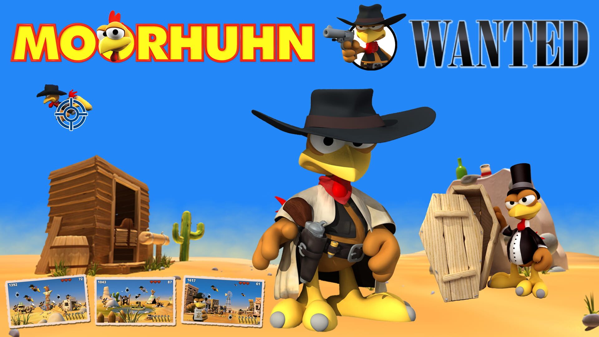 Foto do jogo Crazy Chicken: Wanted