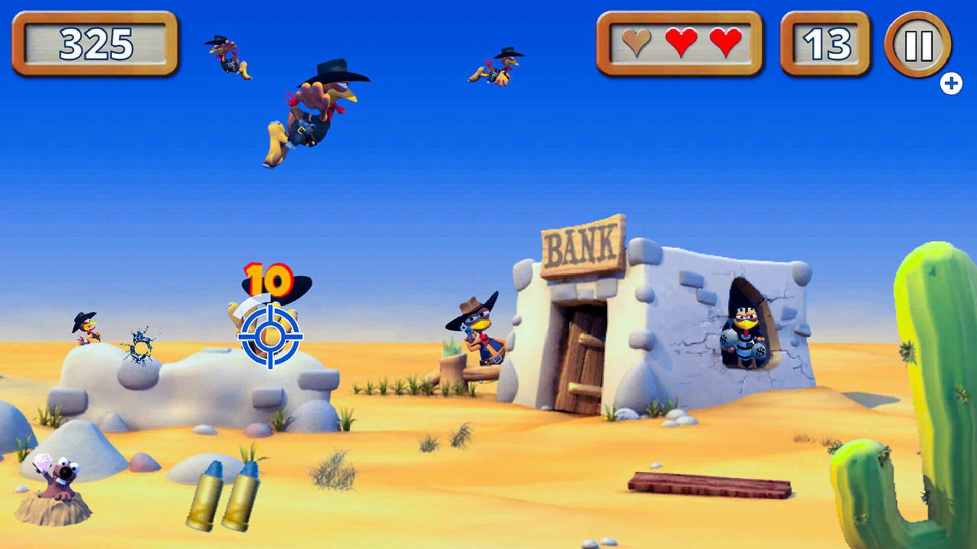Foto do jogo Crazy Chicken: Wanted