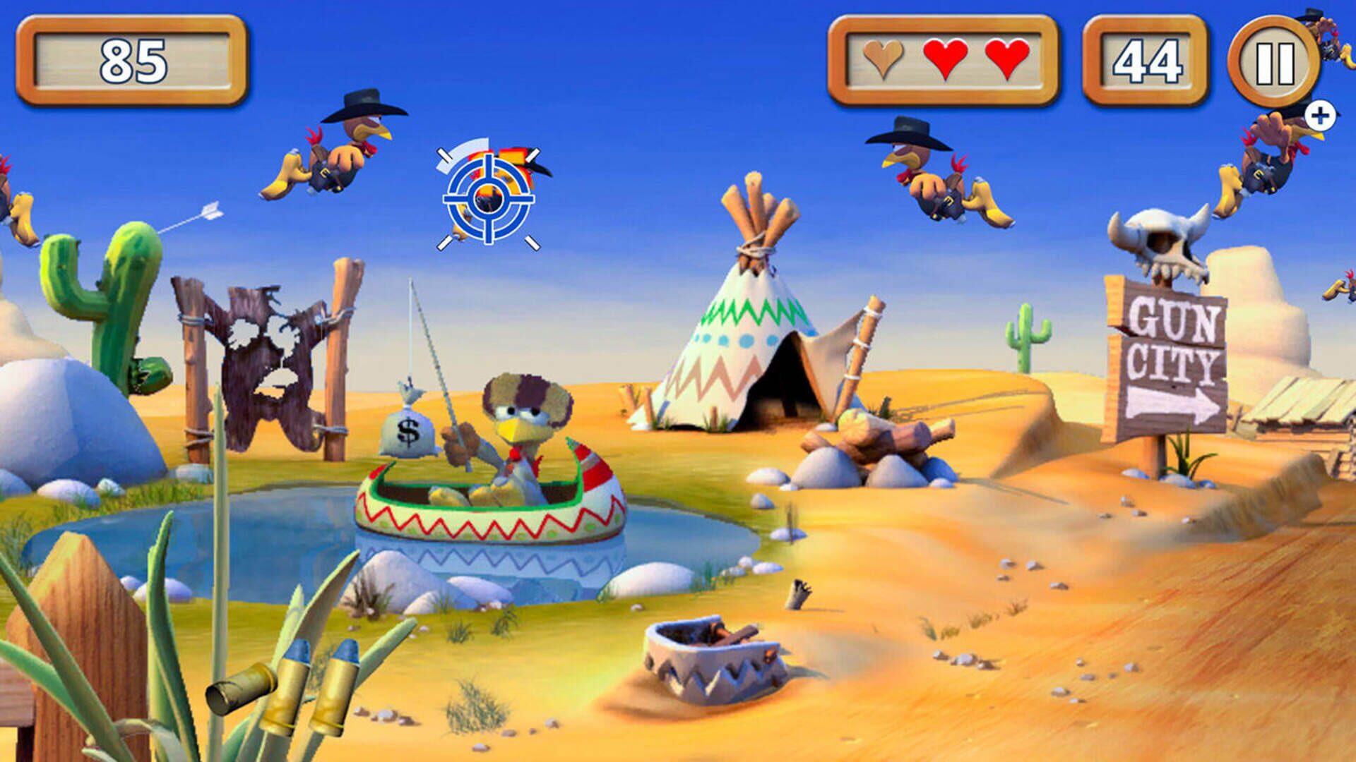 Foto do jogo Crazy Chicken: Wanted