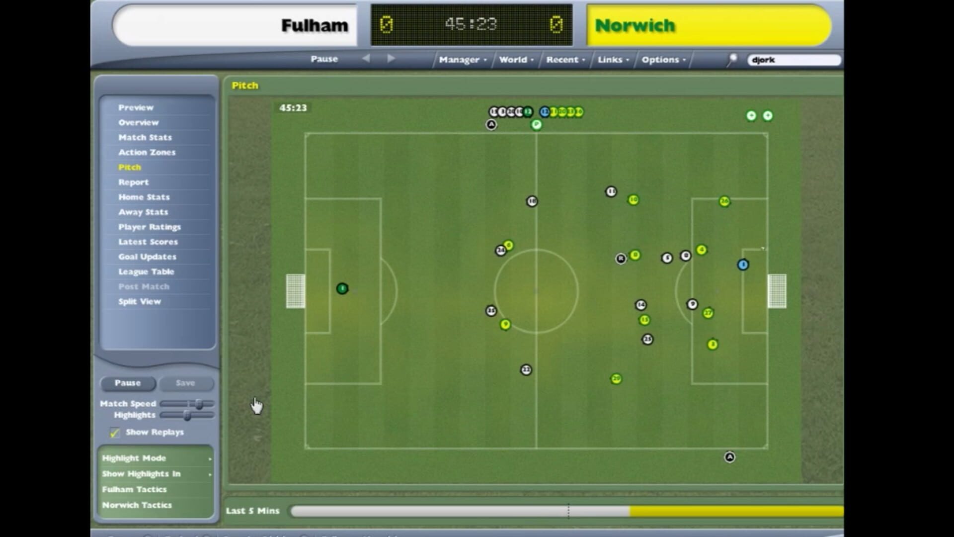 Foto do jogo Football Manager 2005
