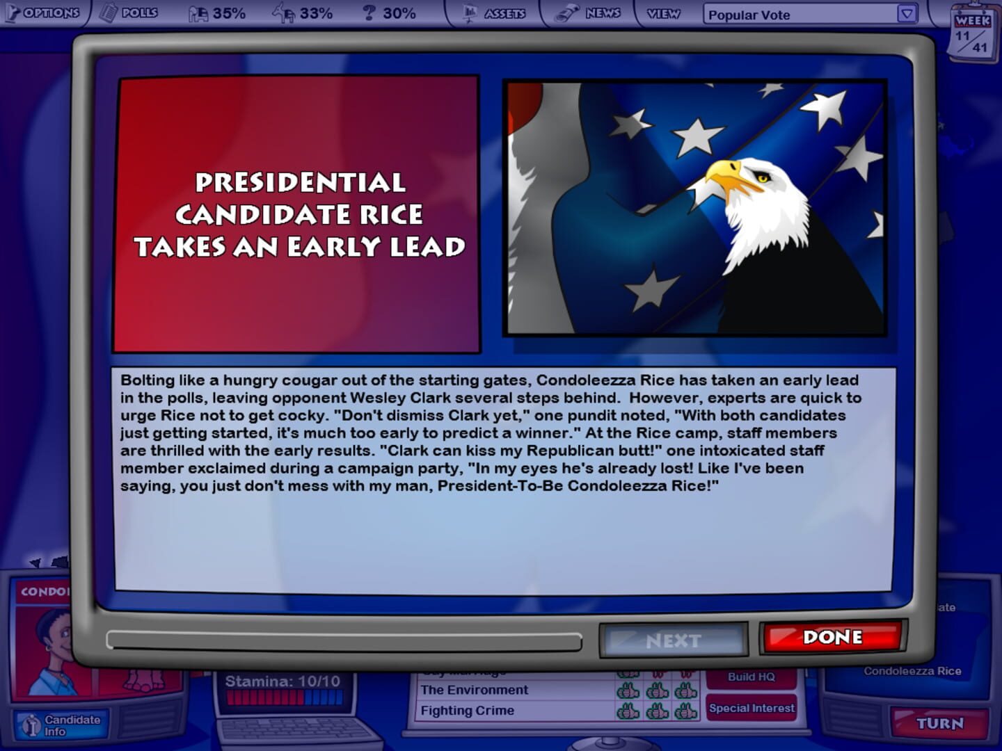 Foto do jogo The Political Machine 2004