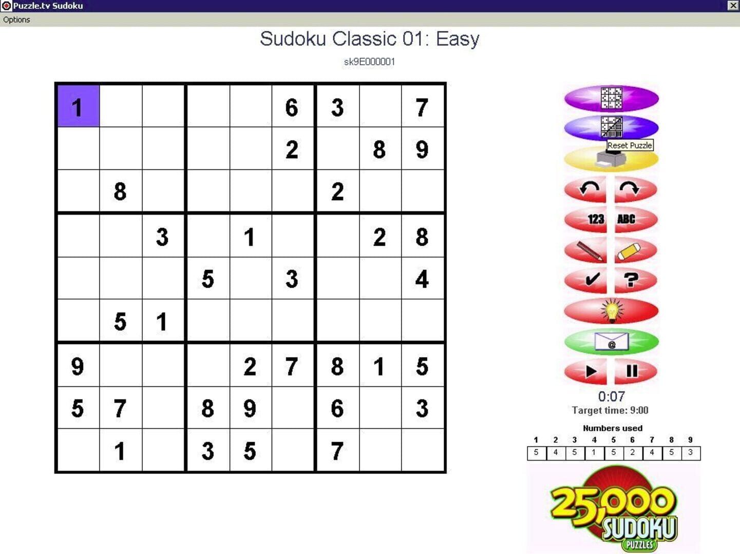 Foto do jogo 25,000 Sudoku Puzzles