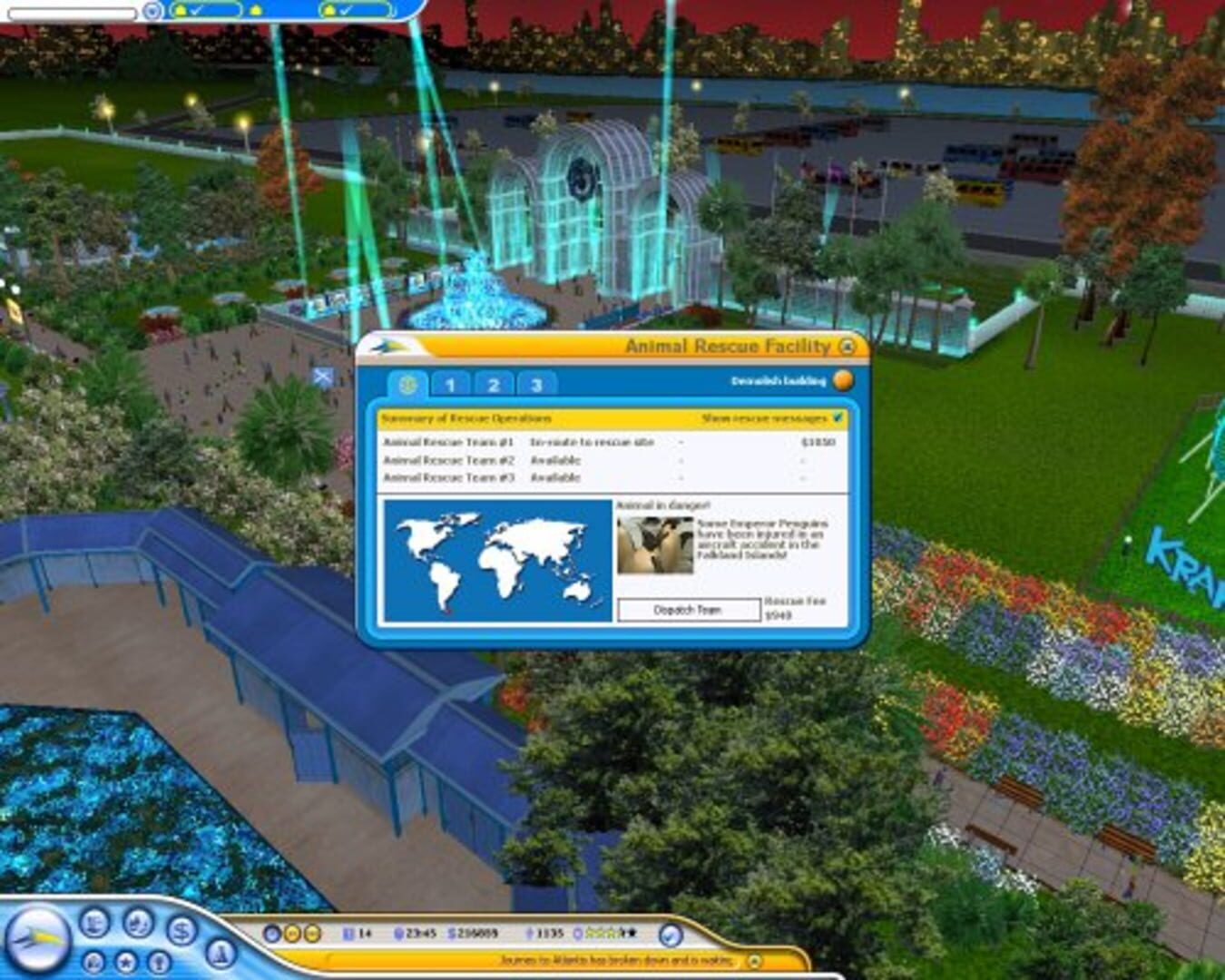 Foto do jogo SeaWorld Adventure Parks Tycoon 2