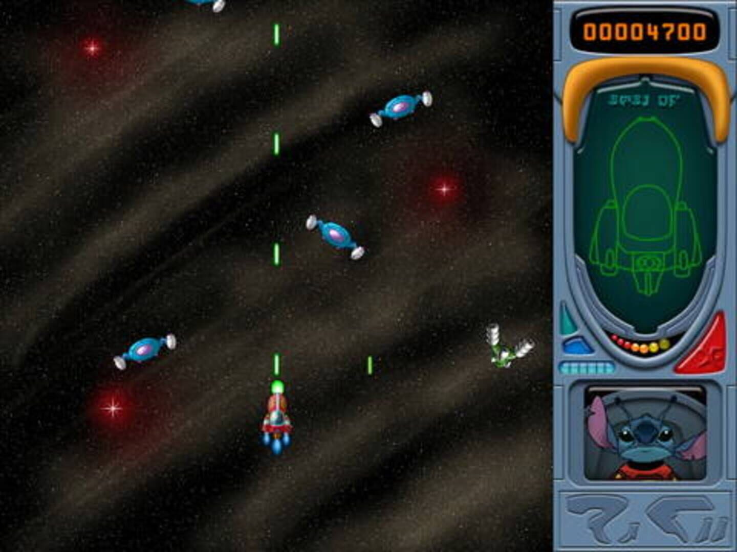 Foto do jogo Stitch's Blazing Lasers