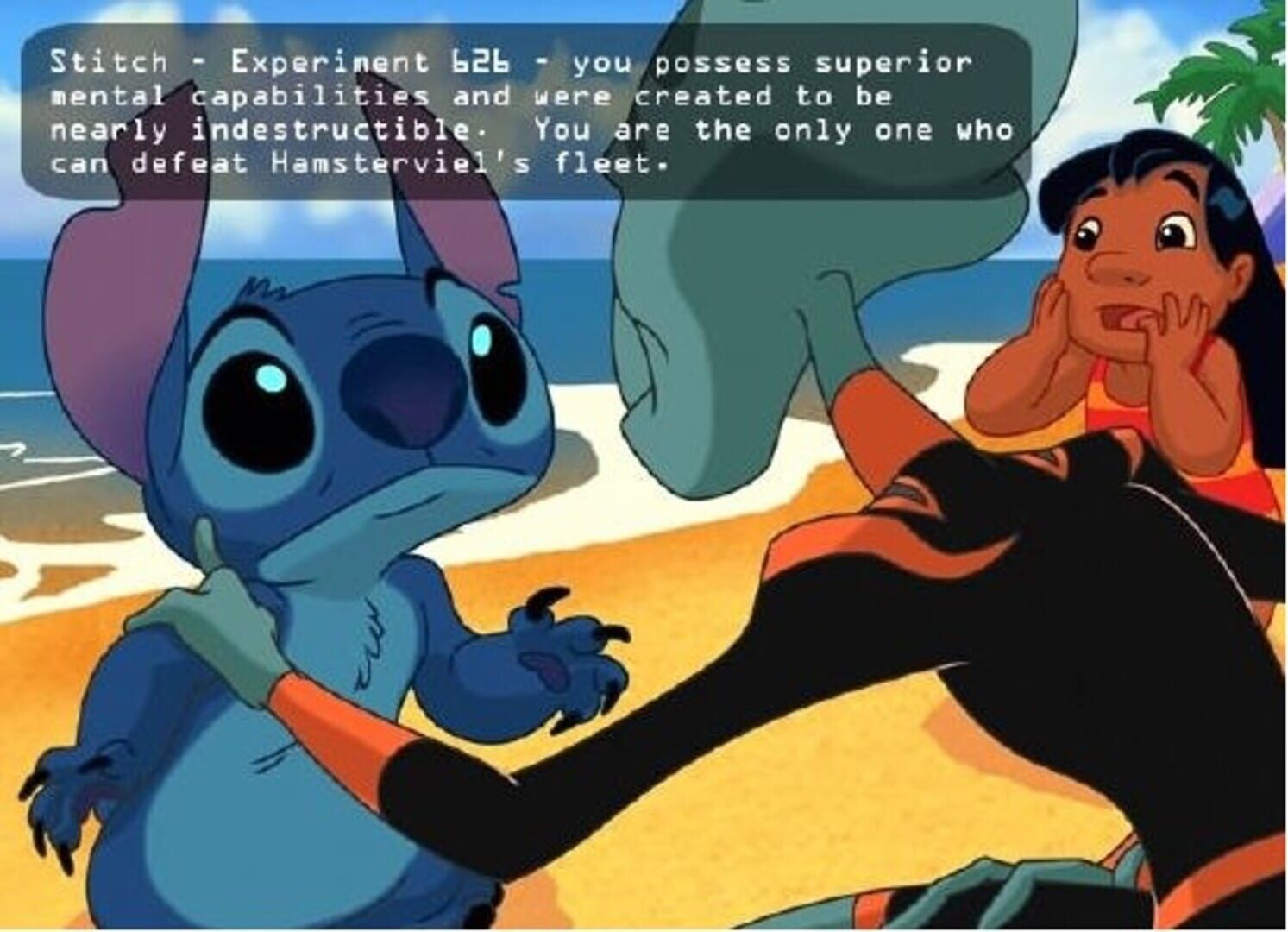 Foto do jogo Stitch's Blazing Lasers