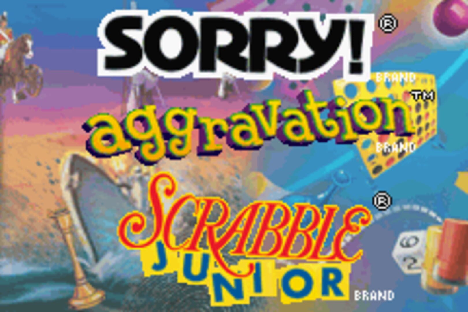 Foto do jogo Sorry! / Aggravation / Scrabble Junior