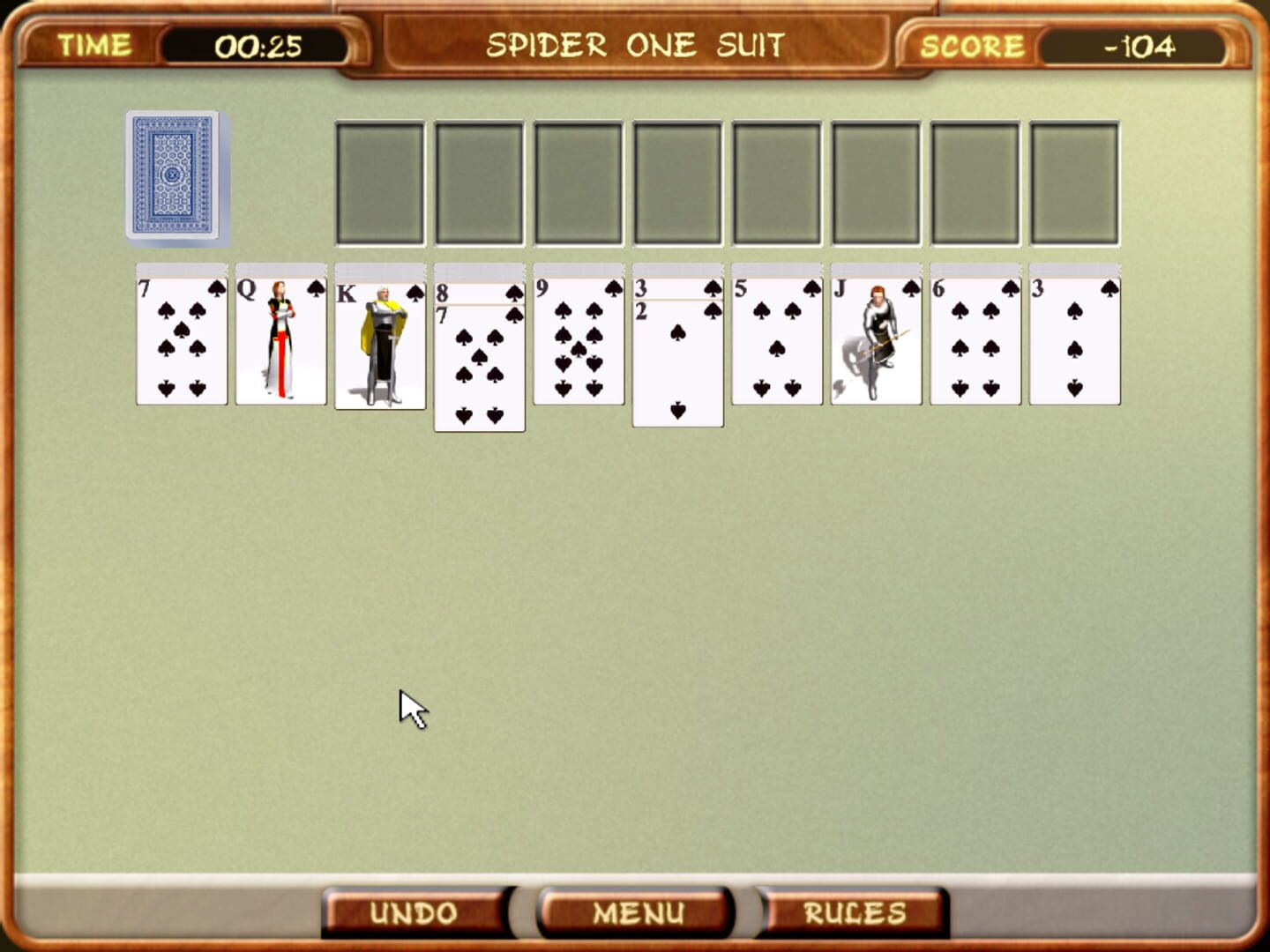 Foto do jogo Spider Solitaire Gold