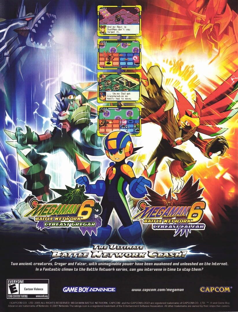 Foto do jogo Mega Man Battle Network 6: Cybeast Falzar
