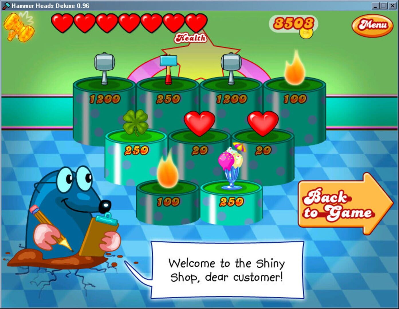 Foto do jogo Hammer Heads Deluxe