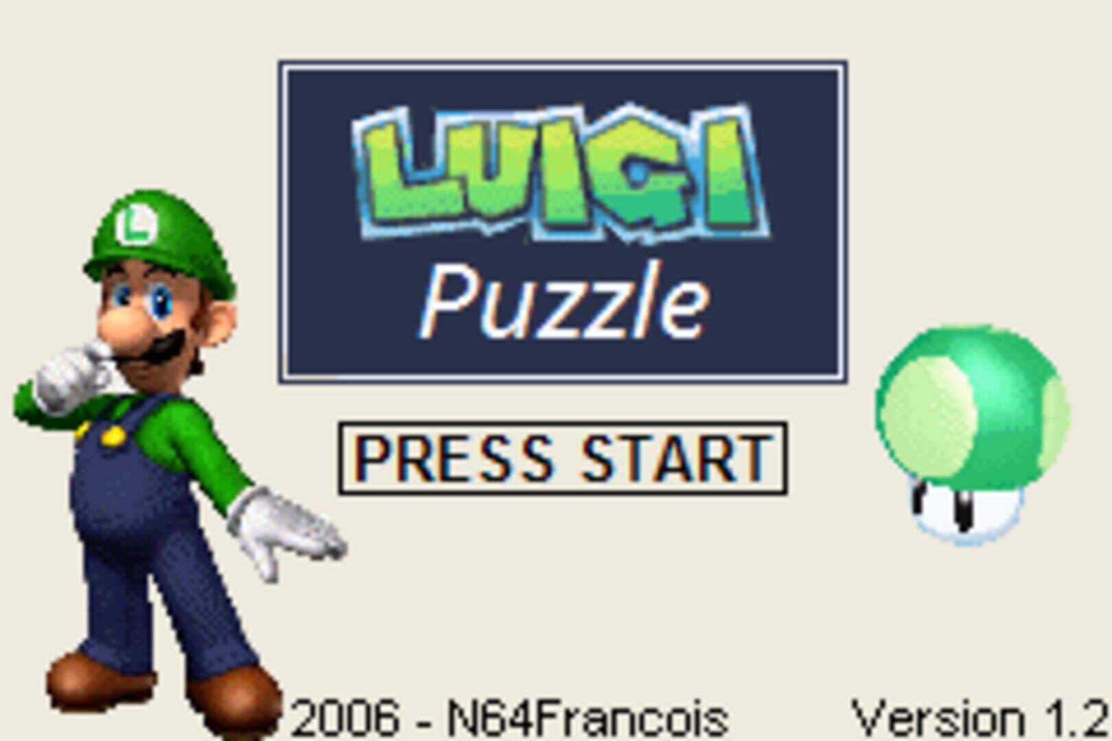 Foto do jogo Luigi Puzzle