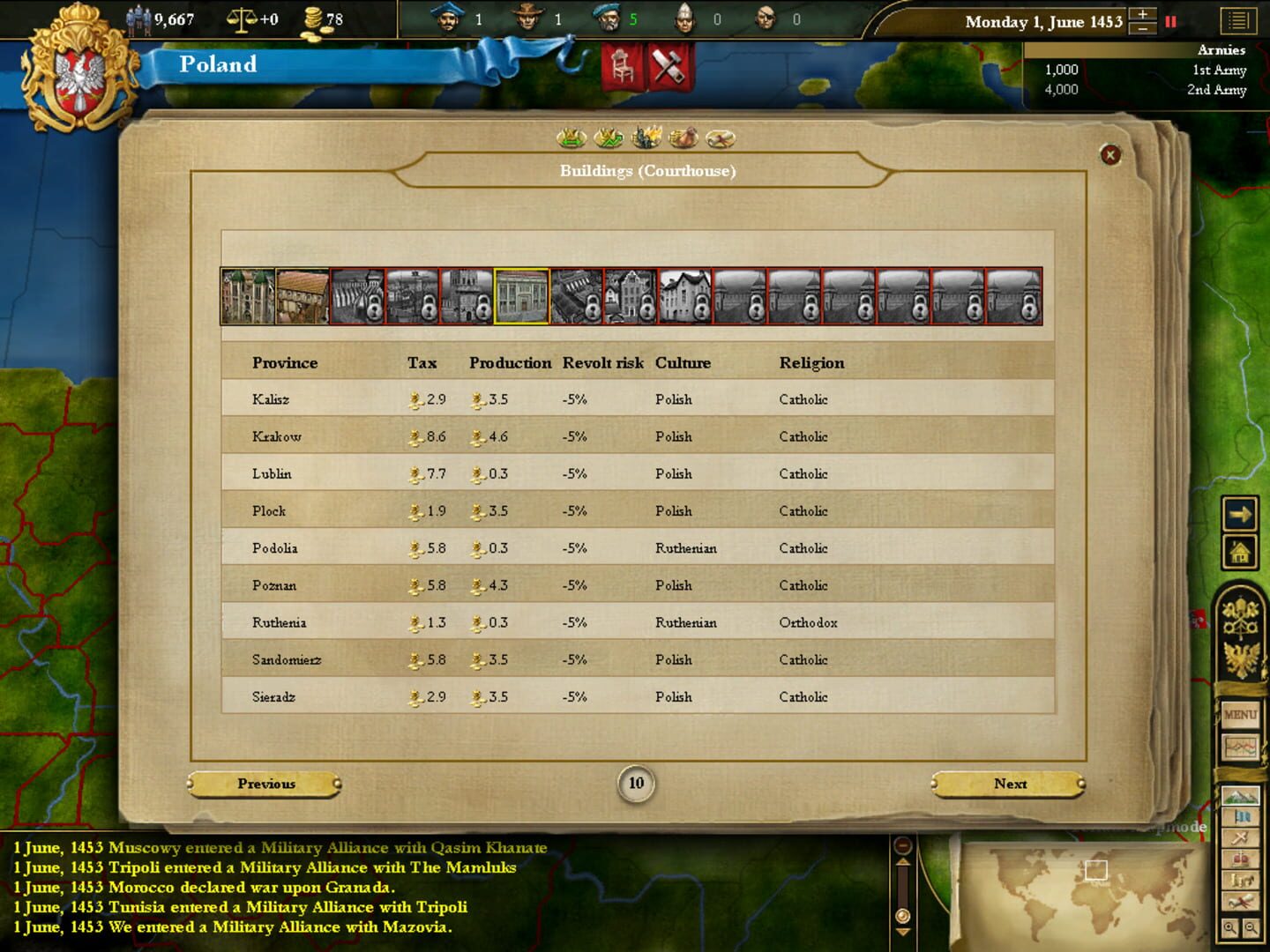 Foto do jogo Europa Universalis III: Napoleon's Ambition