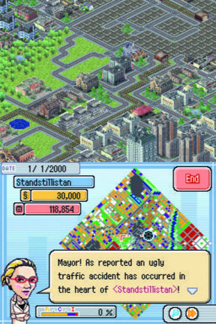 Foto do jogo SimCity DS