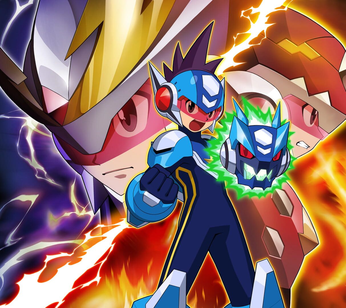 Foto do jogo Mega Man Star Force 2: Zerker x Saurian