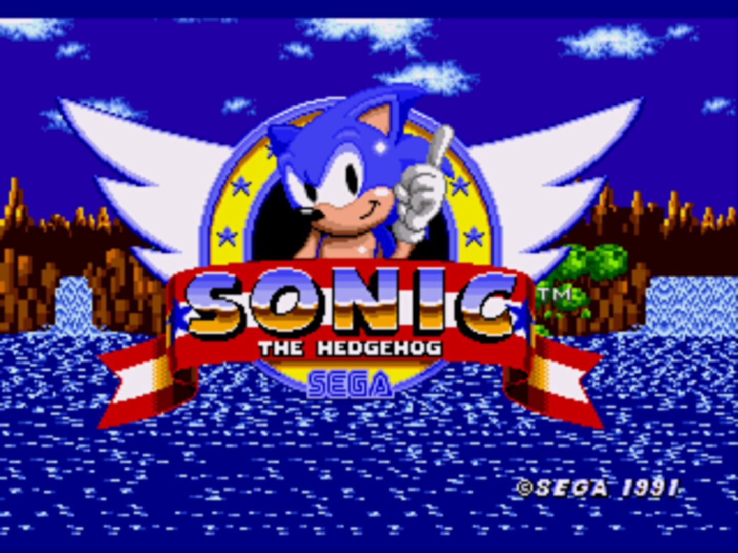 Foto do jogo Super Sonic in Sonic the Hedgehog