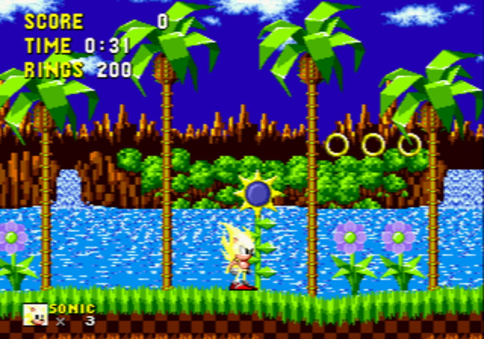 Foto do jogo Super Sonic in Sonic the Hedgehog