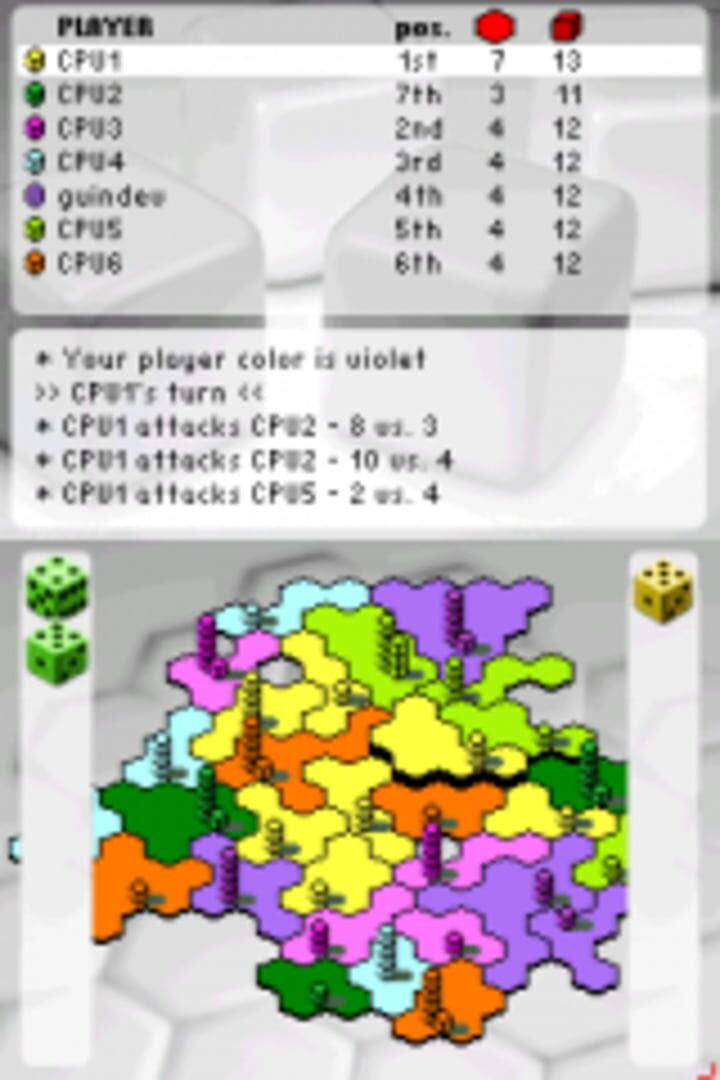 Foto do jogo Dicewars DS