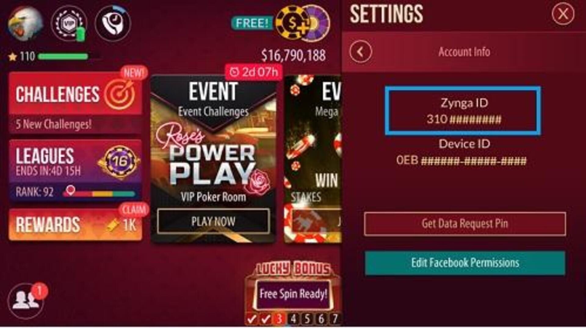 Foto do jogo Zynga Poker