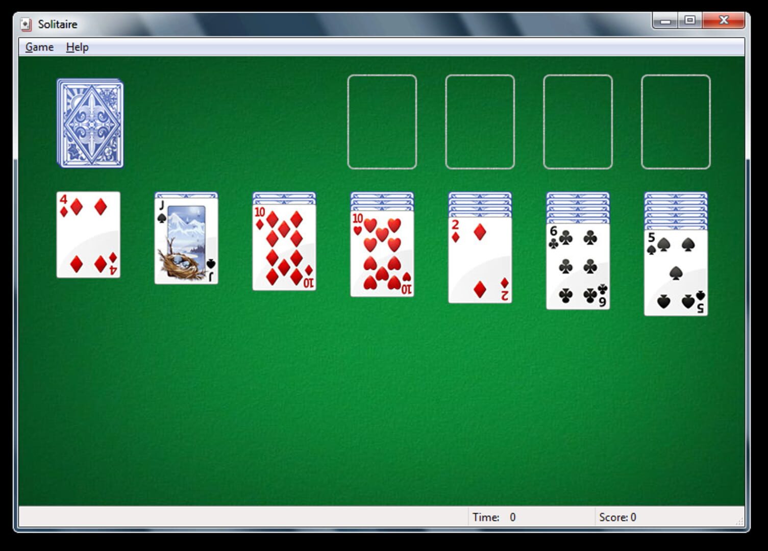 Foto do jogo Microsoft Solitaire